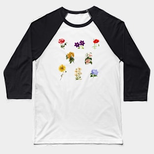 Vintage Flowers pack 1 Baseball T-Shirt